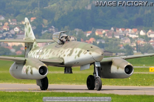 2011-07-01 Zeltweg Airpower 2513 Messerschmitt Me-262A-1C Schwalbe Replica